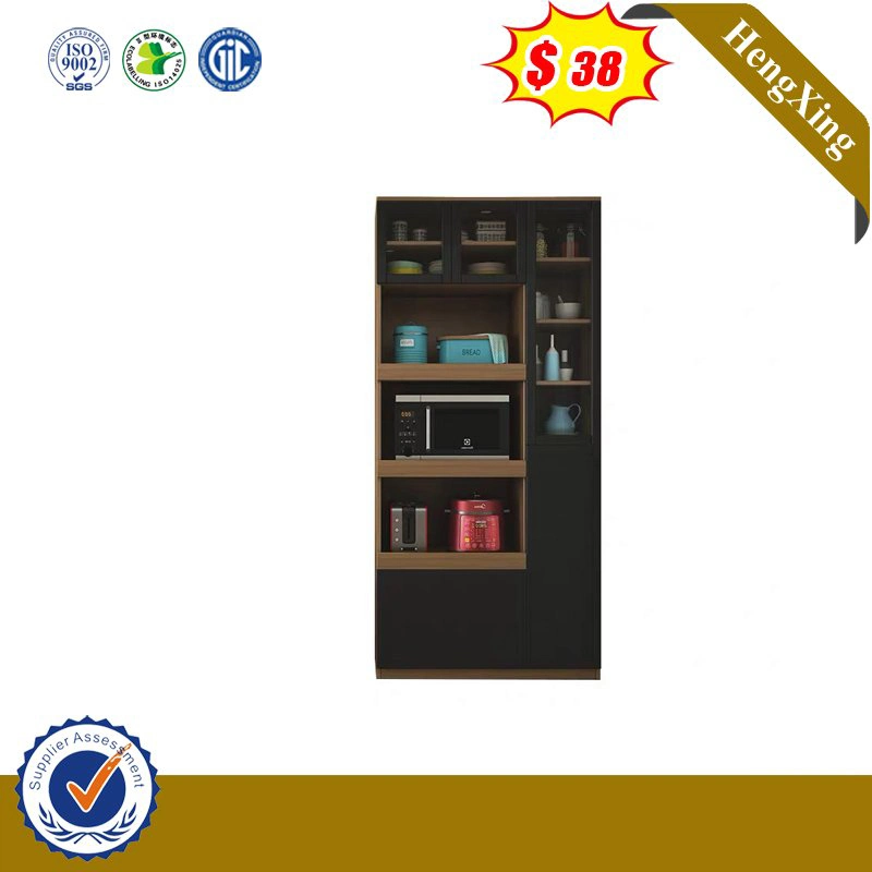 Modular Standard Walnut Wood Office Bookcase (UL-9L0172)