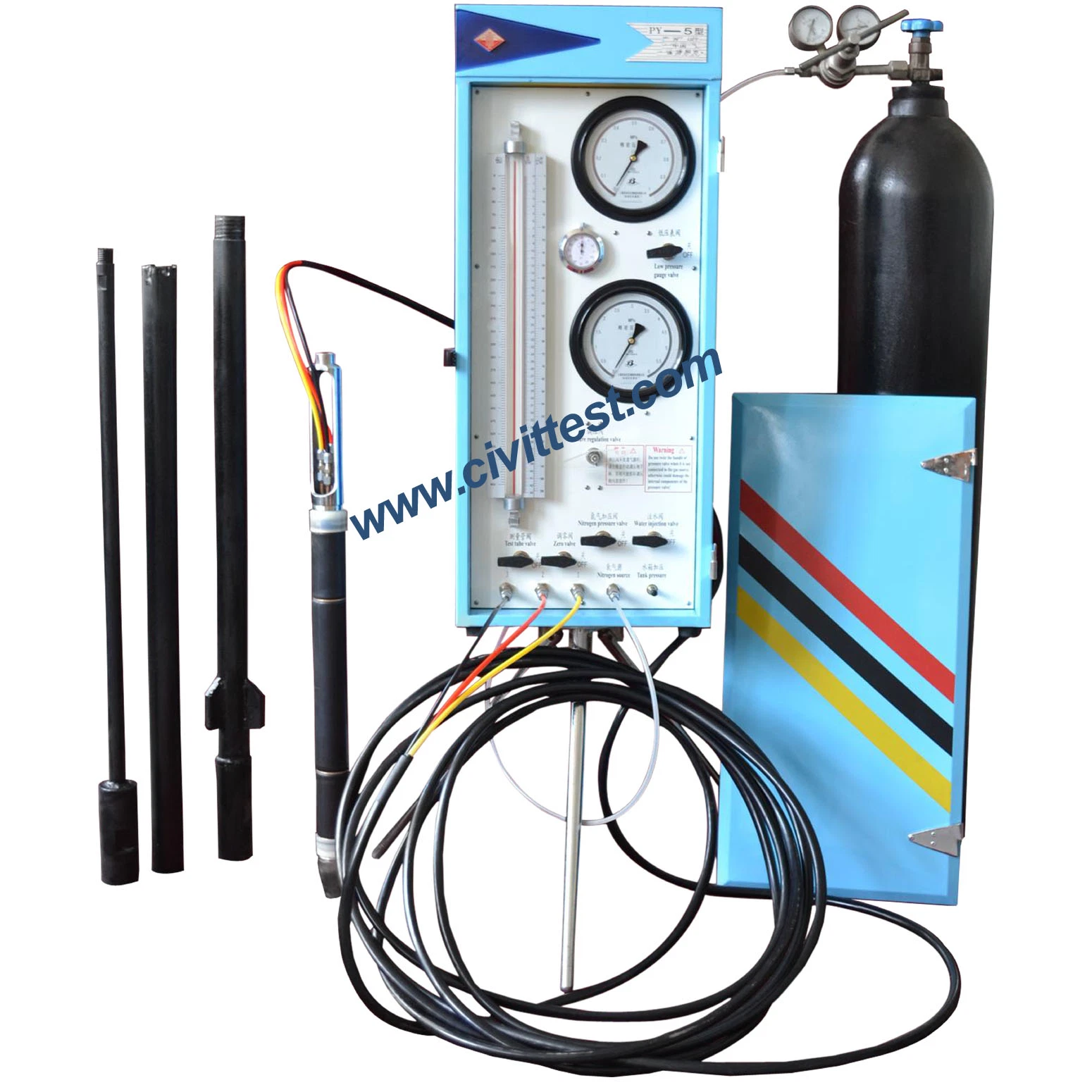 Pre-Boring Soil Menard Pressure Borehole Expansion Testing Machine