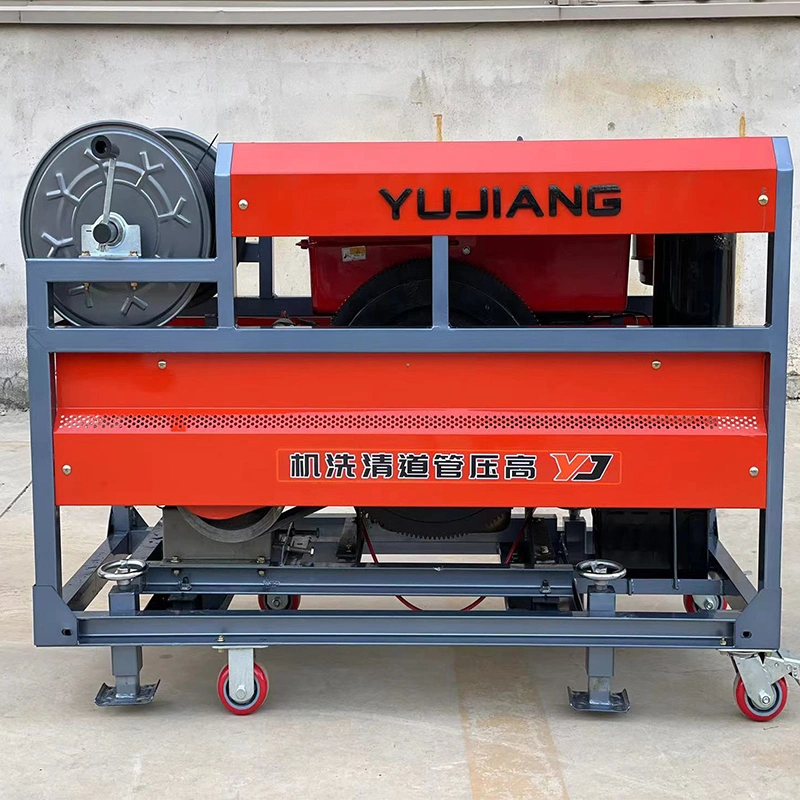 Yujiang 200bar 85L/Min Diesel Engine Driven Industrial Sewer and Drain Jetters