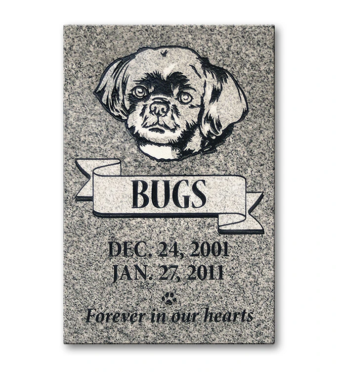 Headstones Memorials for Dogs, Cats, Horses, Birds, and Reptiles