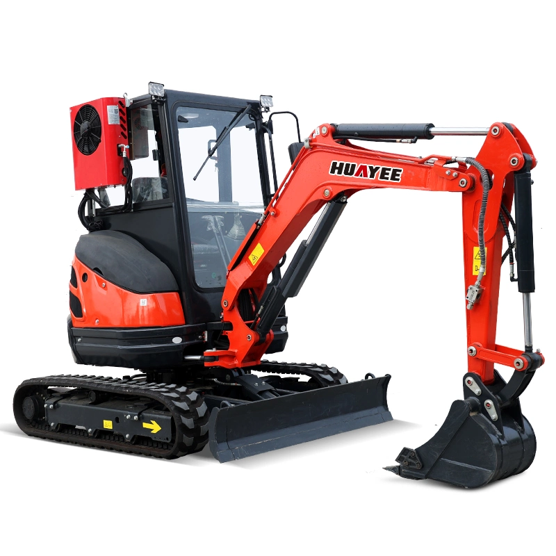 Mini-escavadoras hidráulicas Huayee CE/EPA, 2.6 toneladas, escavadoras de pequena dimensão Kubota Escavadora de 3.5ton 3500kg Mini-escavadora de rastos utilizada para venda barata Preços Envio gratuito