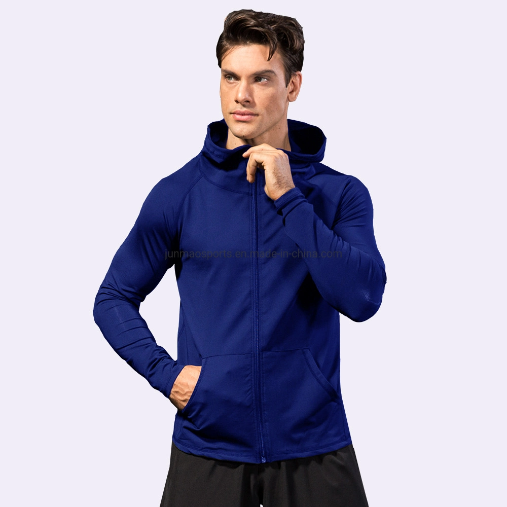 Treino de corrida desportiva de manga comprida com estilo casaco de outono espesso Casaco casual hoodie Quick Dry Wear