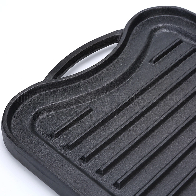 High-Quality Cast Iron BBQ Roasting Plate Outdoor Grill Cast Iron Cookware BBQ Griddle