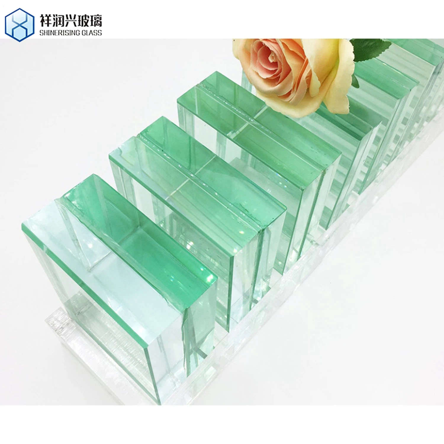 Shatterproof Laminated Glass Factory Safety Sound Proof PVB Laminated Glass Cost Flat Triplex Glass
