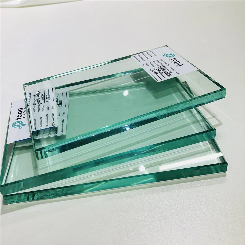 Vidro Flaot transparente com boa perforance óptico de 8 mm (W-TP)