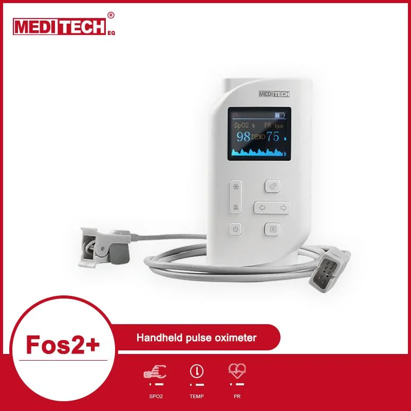 Handpulsoximeter mit mehreren Parametern (SpO2, PR und TEMP)