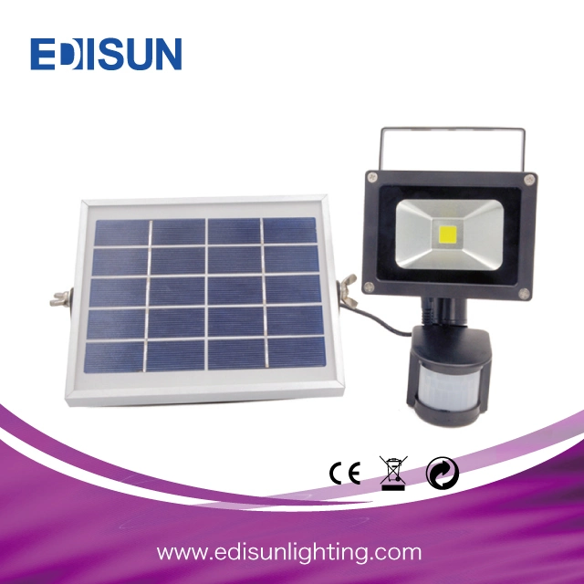 out Door IP65 Solar LED Sensor Flood Light Battery