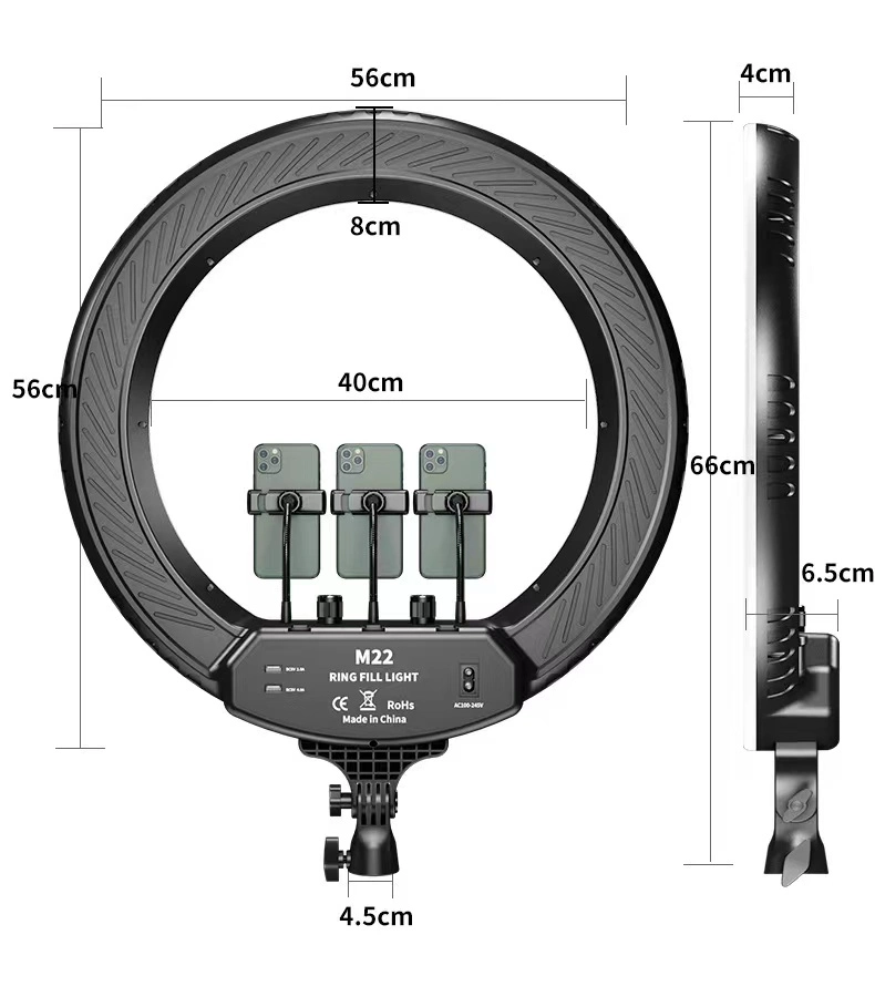 Rl Original 18 Inch LED Selfie Ring Fill Video Lights Live Photography Beauty Ring Professional Audio Video &AMP Lighting Kit