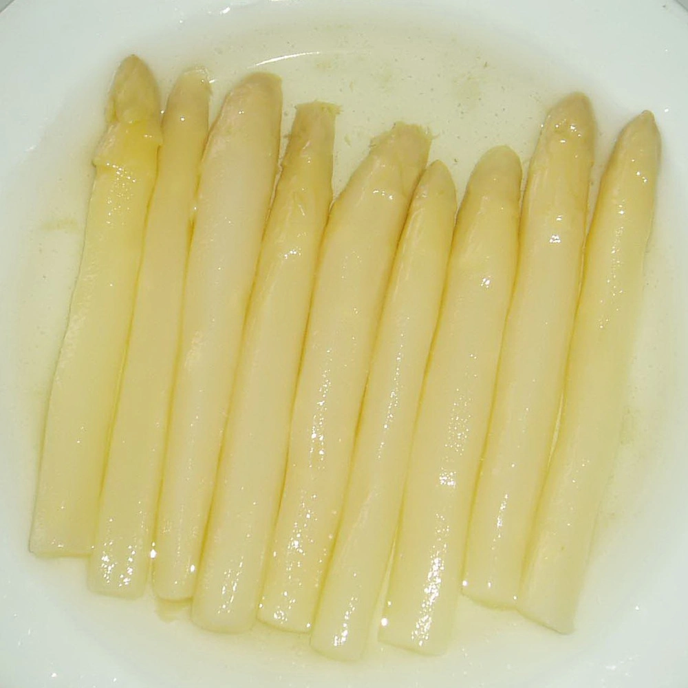 212ml Canned White Asparagus Whole in Glass Jar