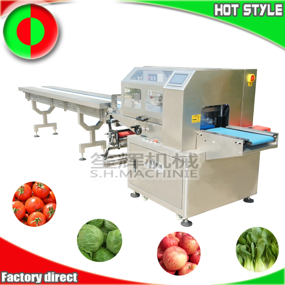 Automatic Vegetable Packing Machine Supermarket Fruit Packaging Equipment Food Sealing Machine Lettuce Packing Line Equipment