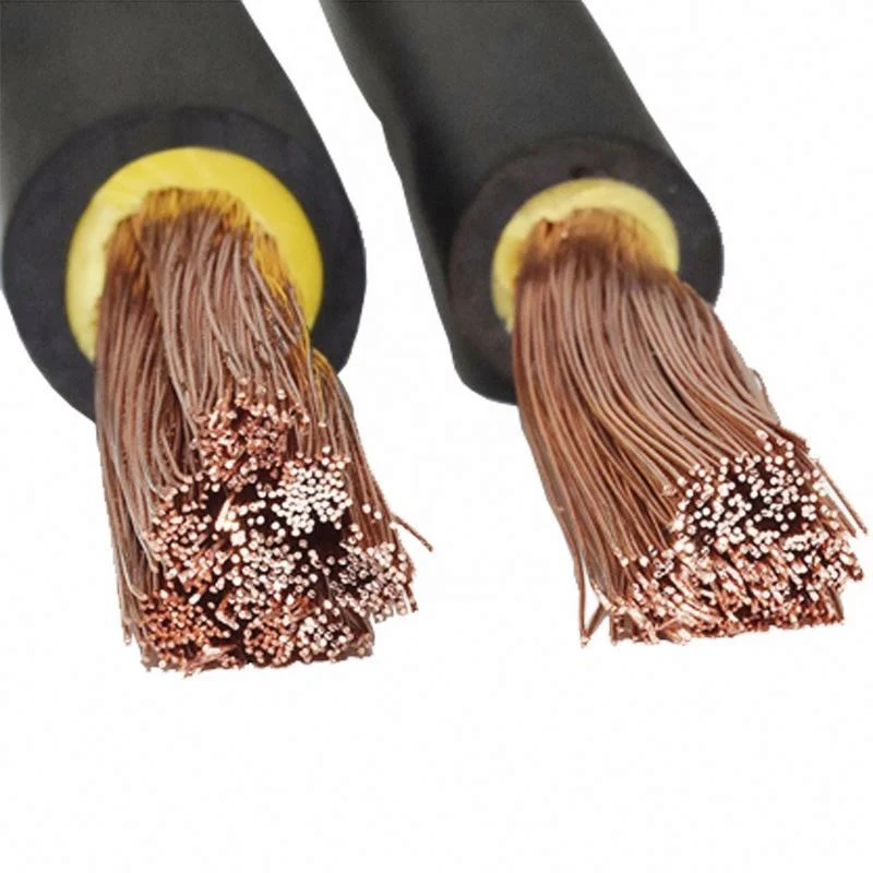 Súper flexible Cobre alambre Cable de soldadura con cubierta de goma (10 mm 16 mm 25 mm 35 mm 50 mm 70 mm 95 mm 120 mm 150 mm 185 mm 240 mm)