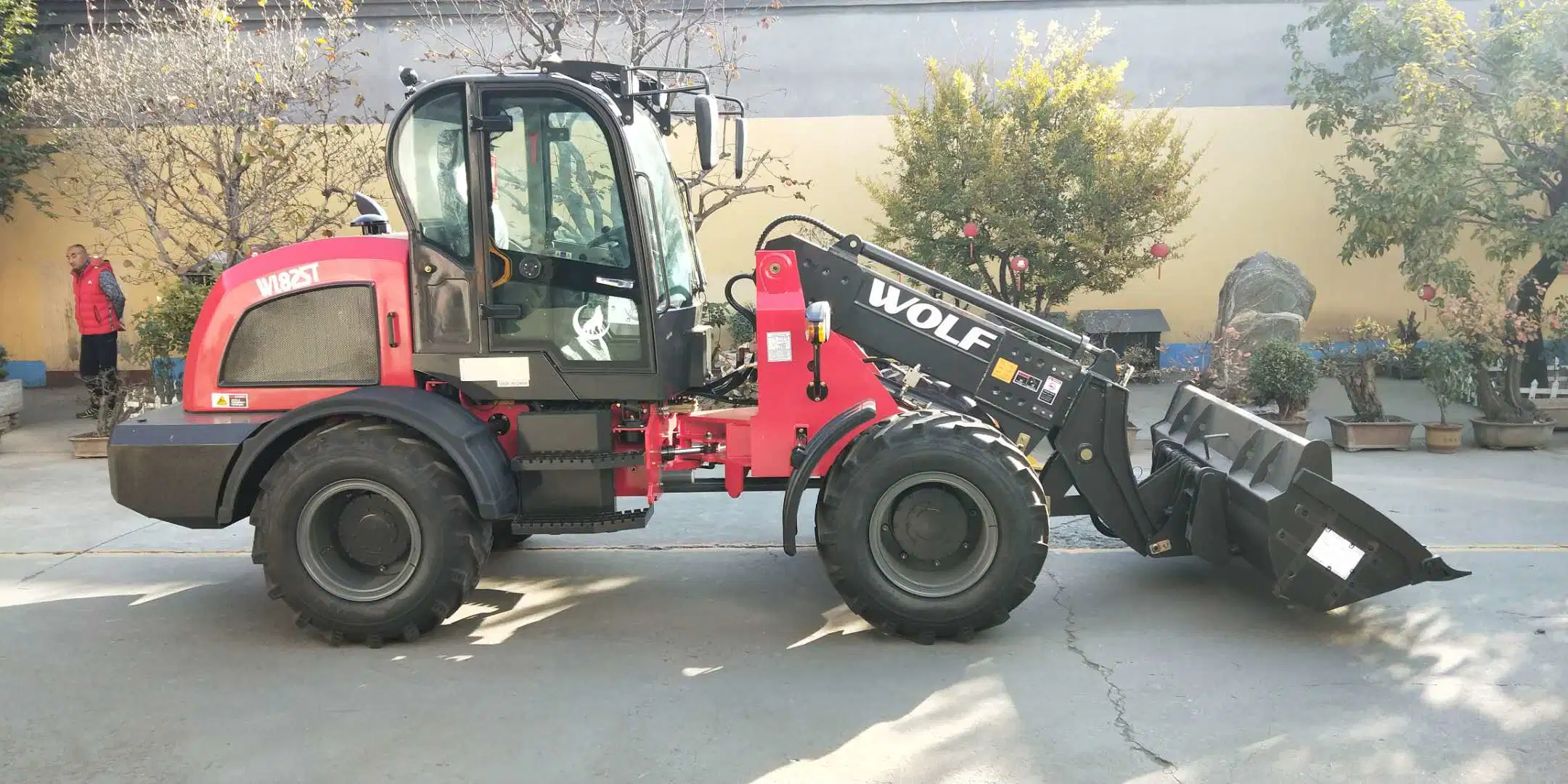 Long Boom Wolf Loader Wl825t Wheel Loader