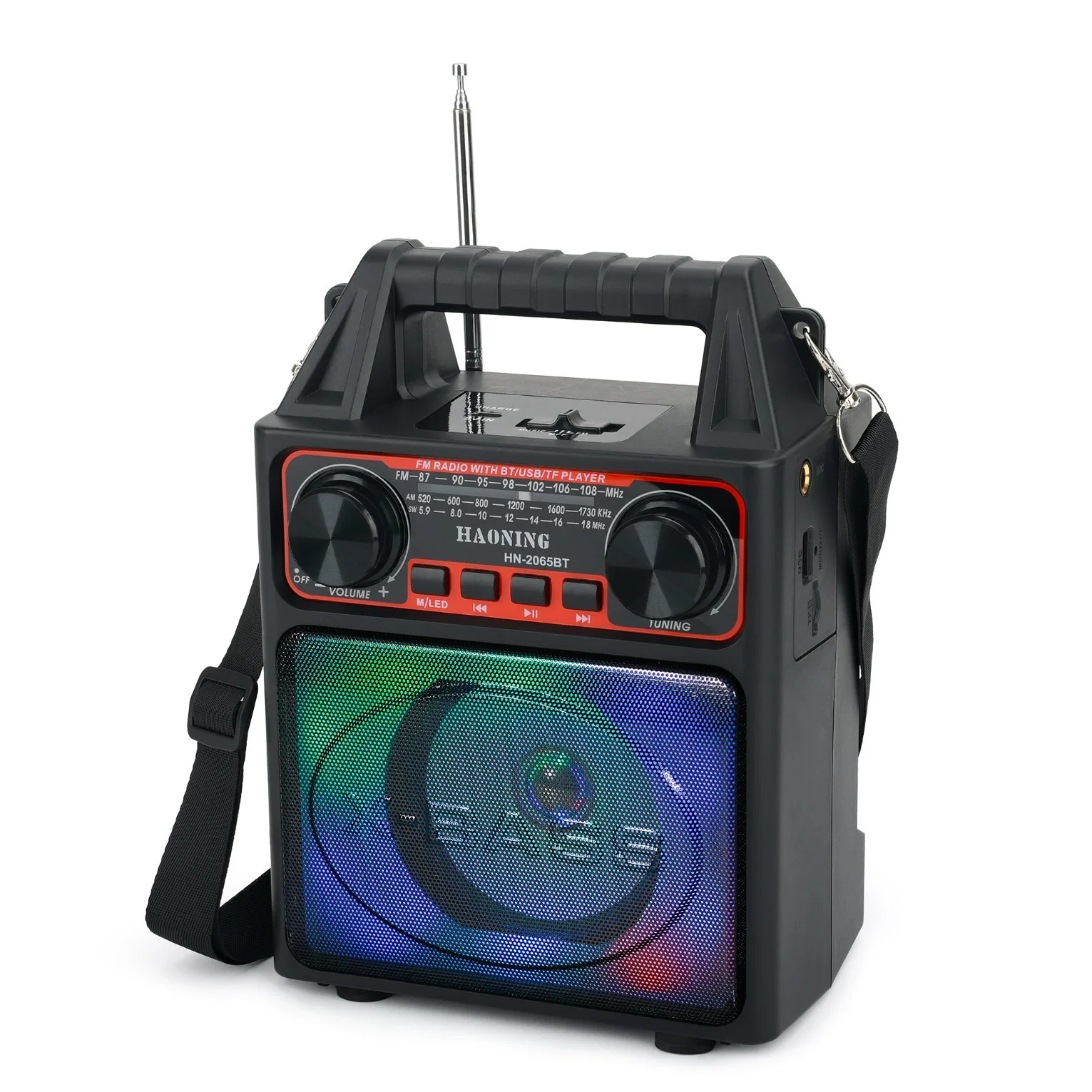 FM/Am/Sw 3 Bands Radio Bluetooth Wireless Singalong Karaoke