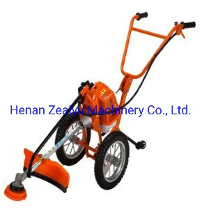 Zealyu 52cc 4 Stroke Hand Push Gasoline Brush Cutter with Wheels