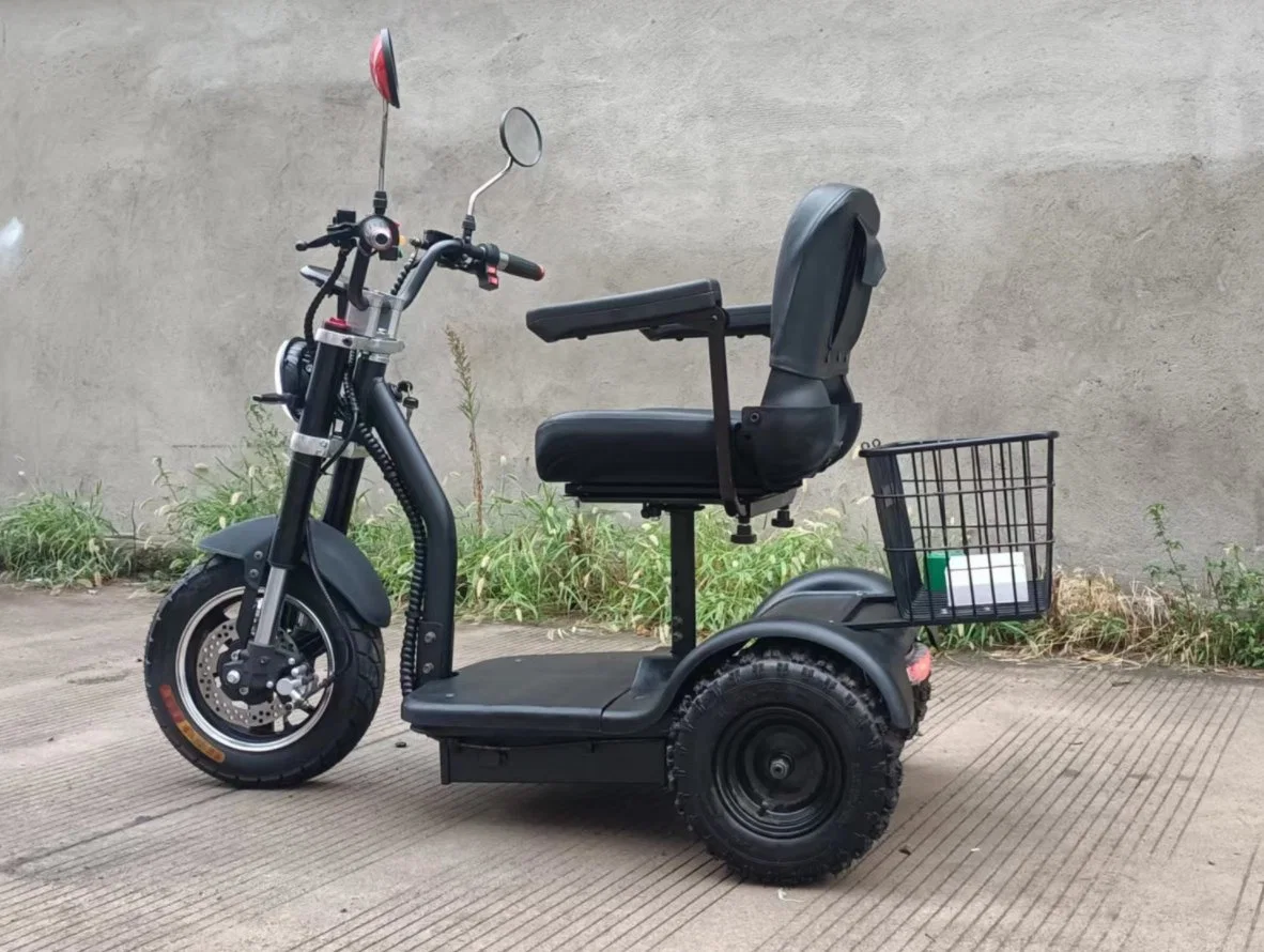 Comercio al por mayor 500W 48V 12Ah Familia 3 triciclo ruedas de bicicleta eléctrica Scooter para los adultos