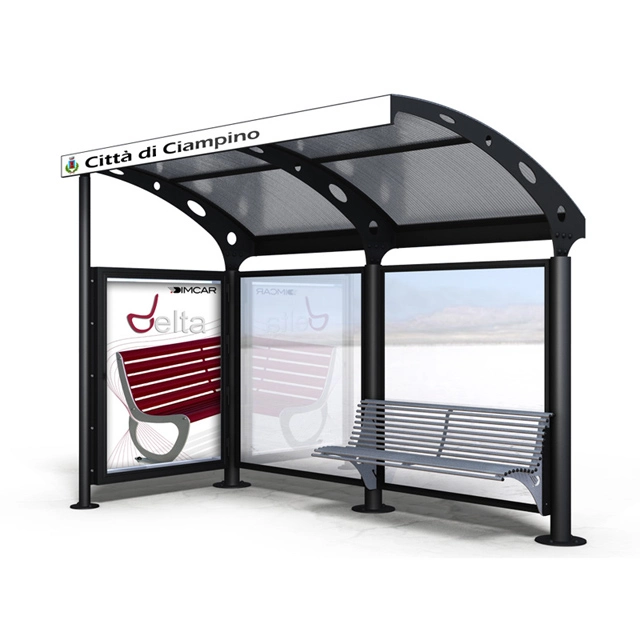 Aluminum Scrolling Advertising Boardbus Shelter Stop