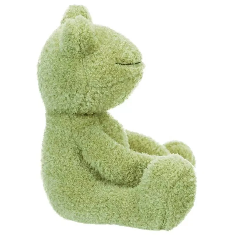 Matcha Grün Niedlichen Kleinen Frosch Rag Puppe Plüsch Spielzeug Baby