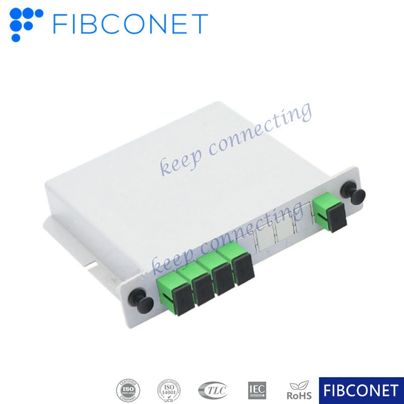 Box Type Fiber Optic PLC Splitter with Sc Adapter LC Connector 1X32 PLC Splitter Box PLC Fiber Optic Splitter