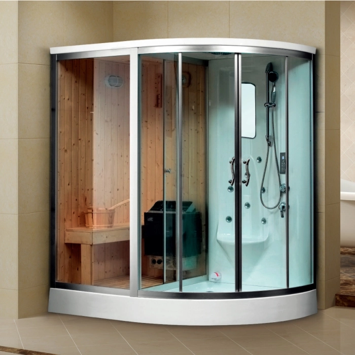 Dry and Wet Sauna Steam Cabin Steam Room (K9752)