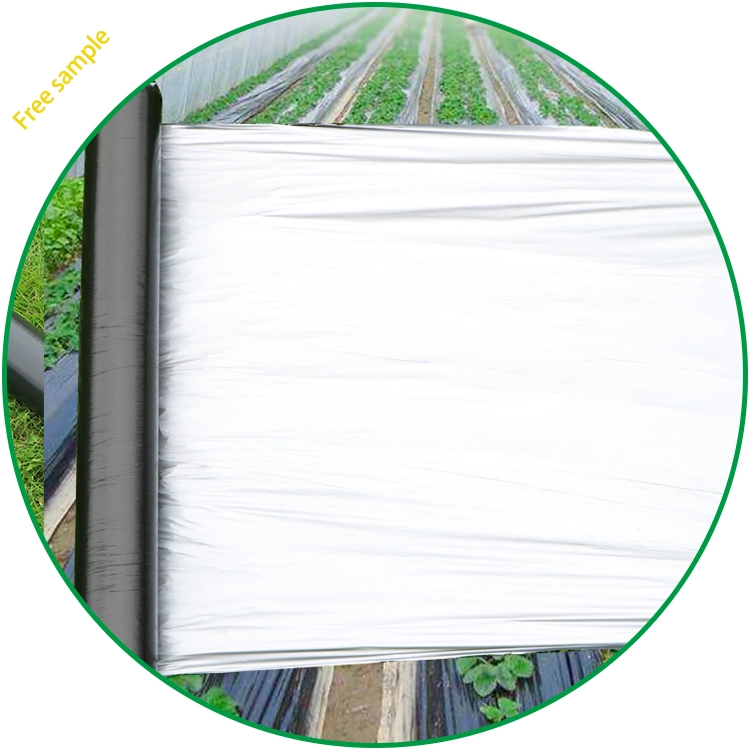 12micron 15micron Silver Black Mulching Layer Weedmat Polypropylene Ground Cover Plastic Agriculture Mulch Film