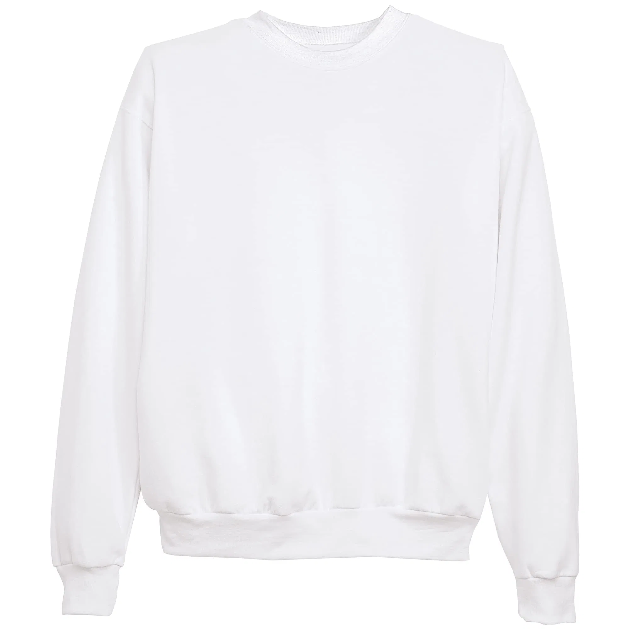 Custom Hoodies 100% Cotton Men Sweatshirts Crop Top Crewneck 3D Embossed Sweatshirt
