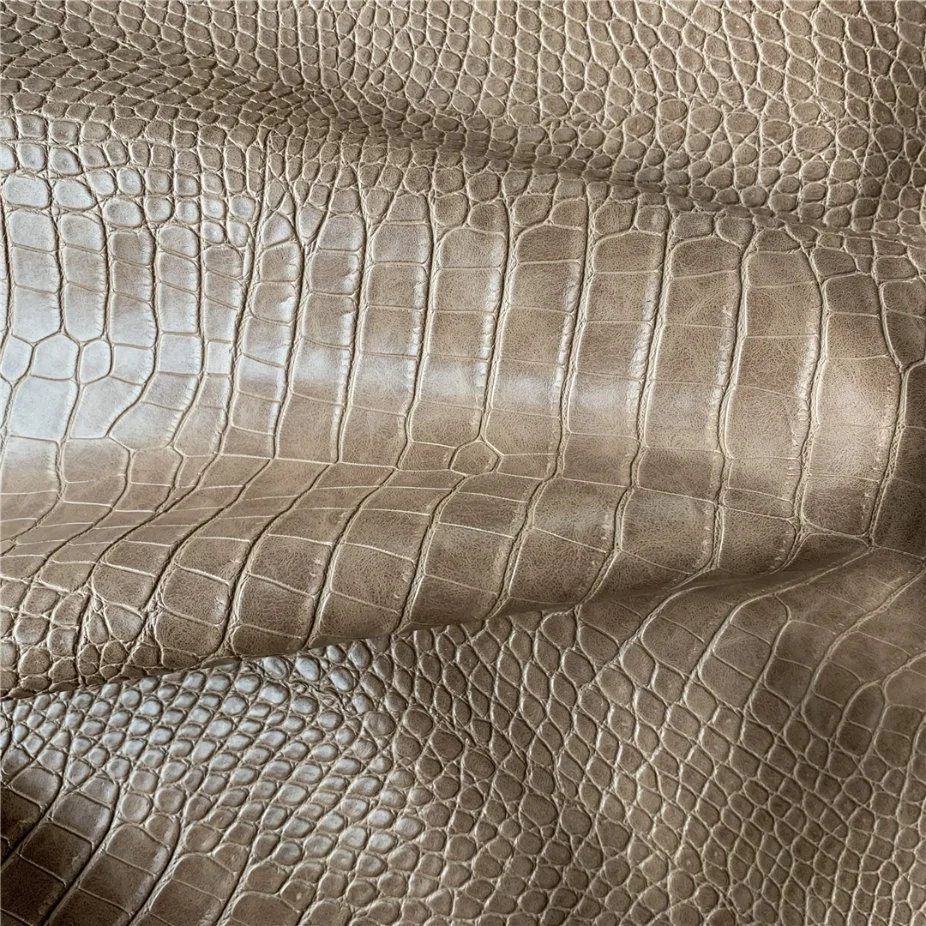 Alligator Skin Leather Embossed Leather Crocodile Imitation Leather