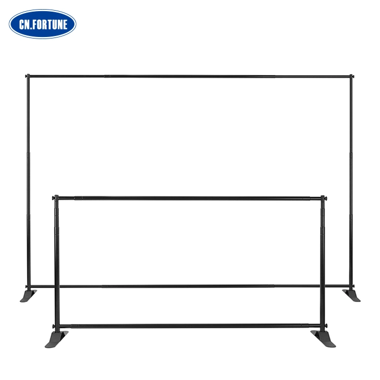 Restaurant Durable Sliver Display Stand Quick Banner Wall Stand