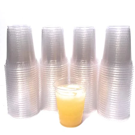 Vasos desechables transparentes para batidos, café frío y bebidas, fabricados con PLA de almidón de maíz 100% biodegradable y compostable. Venta al por mayor.