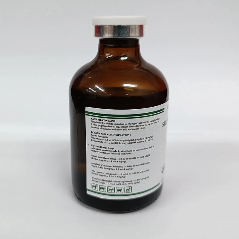 Veterinary Medicine for Cattle and Horses: Cylazine Hydrochloride Sedative, Muscle Relaxant, and Painkillers