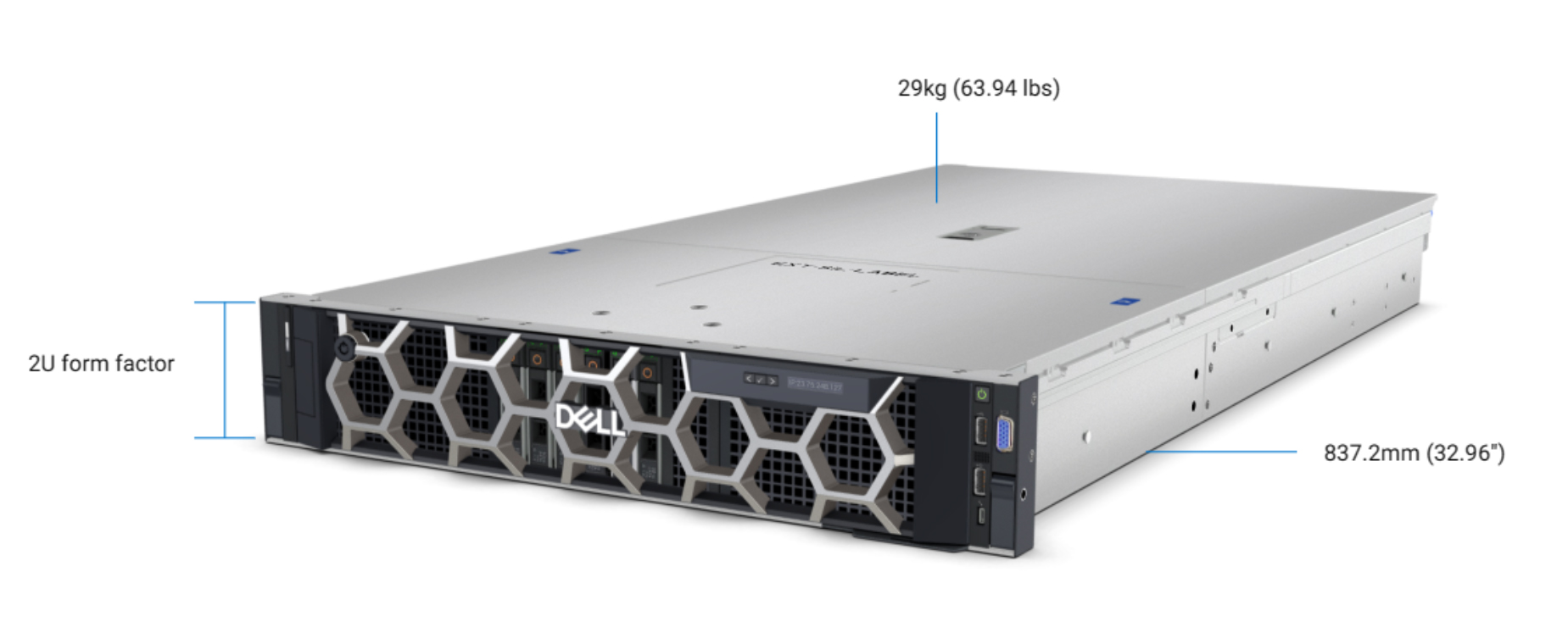 R750 2u Rackmount Enterprise Server ERP Data Storage