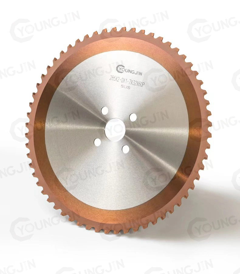 Metal Cutting Cold Cut Cermet Carbinde Alloy Circular Saw Blade for 304 316 Stainless Steel