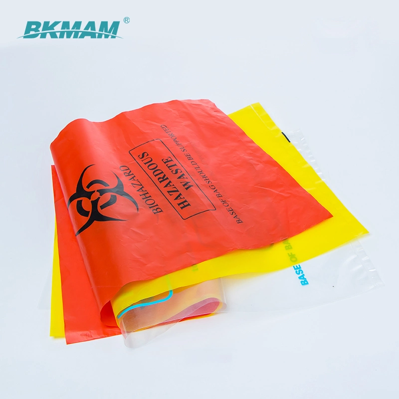 2022 Hot Promotion Biohazard Yellow Plastic Bags with Thicken PP Material Autoclave 134 Degree