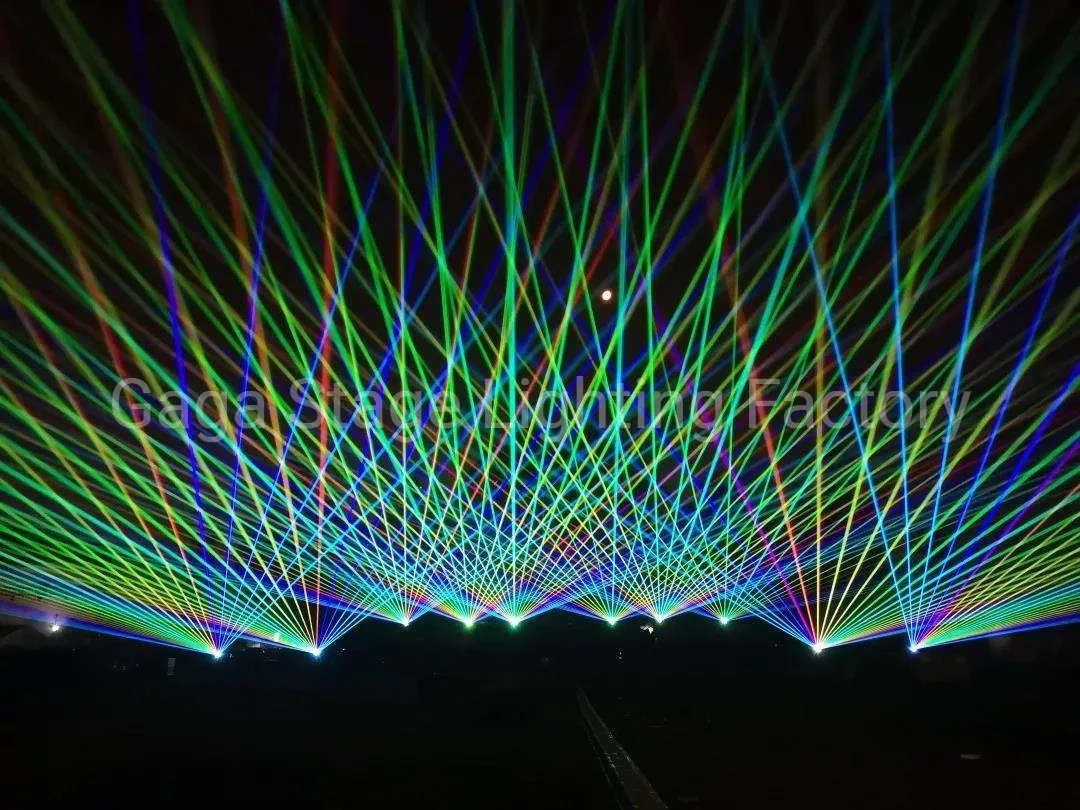 Brand New Professional Concert Performance Stage Entertainment Attractions RGB 40W Full-Color Animation Laser Light Equipment