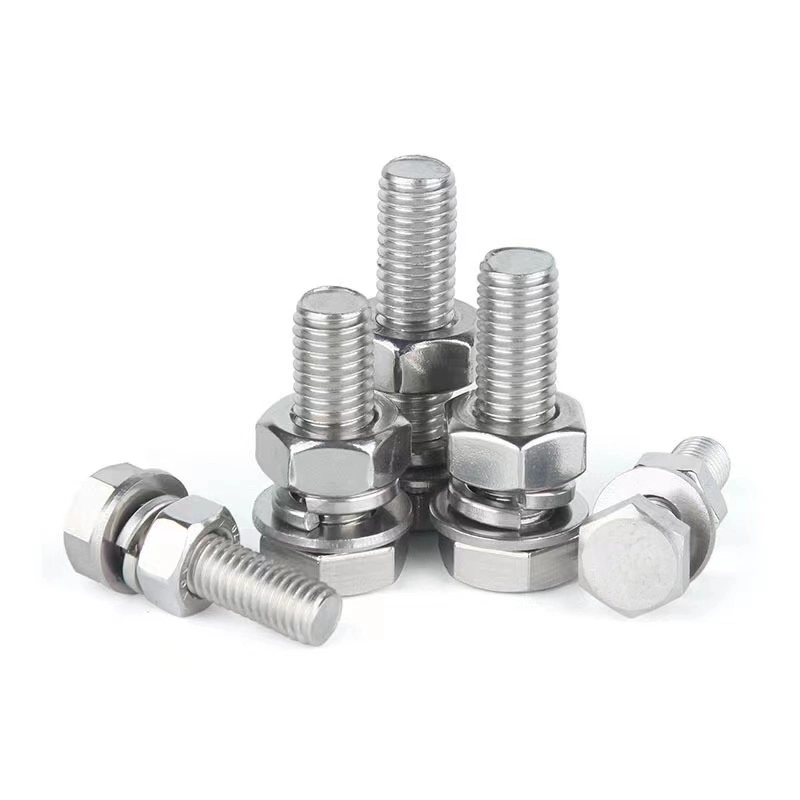 High quality/High cost performance  White Zinc Plated Full Thread Carbon Steel Hex Bolt