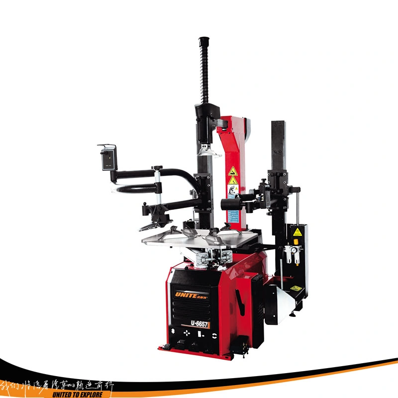 Unite Tilting Back Tire Changer with Dual Help Arm System Tyre Repair Machine U-6657