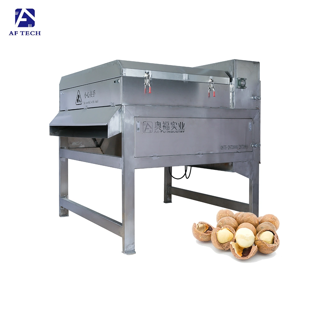 Machine à décortiquer Macadamia Nut Green fruit Peel à haute productivité de 5 000 kg/H.