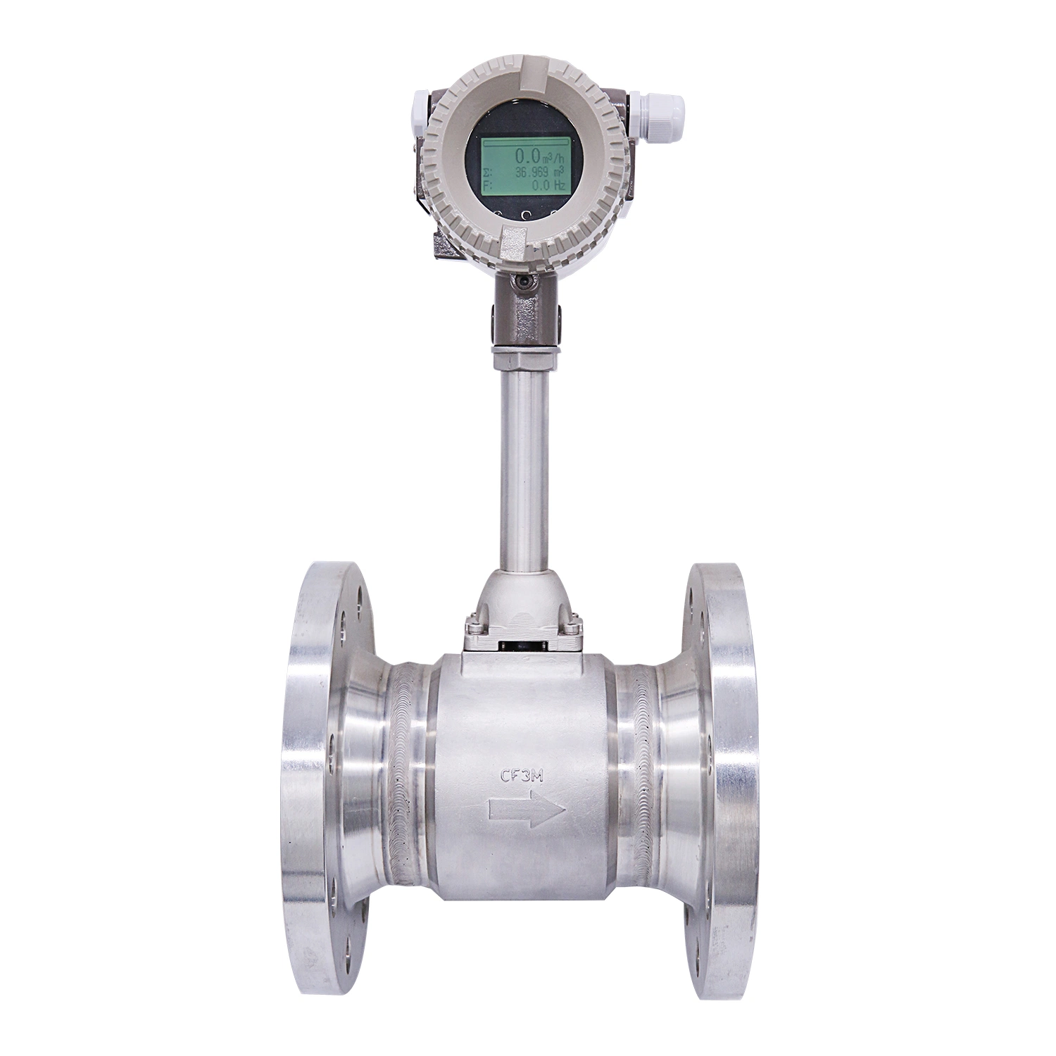 Kundenspezifischer Gasluft-Dampf-Durchflussmesser Vortex-Durchflussmesser mit Modbus Hart