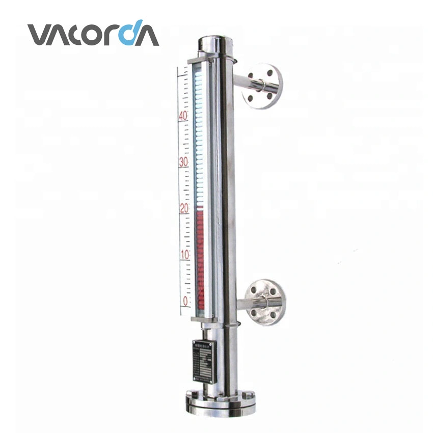 Vacorda Factory Side Mounted Magnetic Column Level Gauge for Liquid