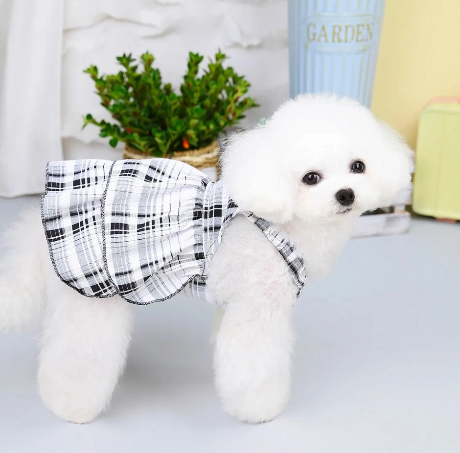 Pets Wholesale Dresses Sweet Design Party Wear Ruffle Dogs Dresses