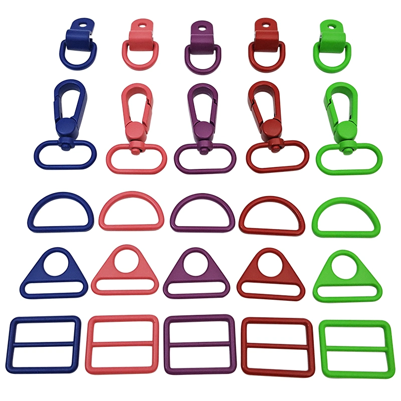 New Color Alloy Snap Hook Bag Adjustable Buckle Dog Collar Hardware Metal Buckle for Bags