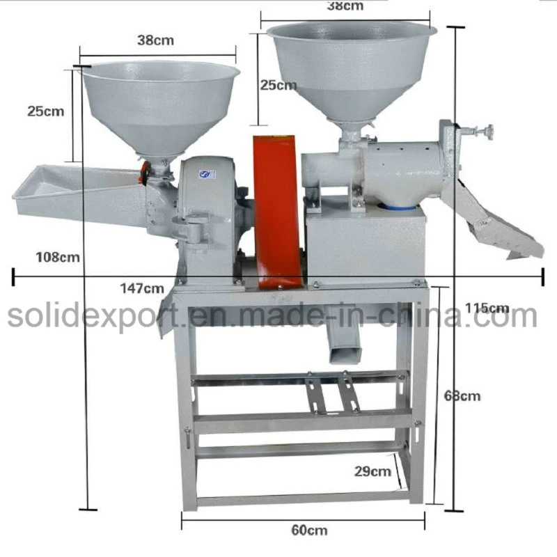 Wholesale/Supplier Multi-Function Rice Mill Machine Combined with Grinder