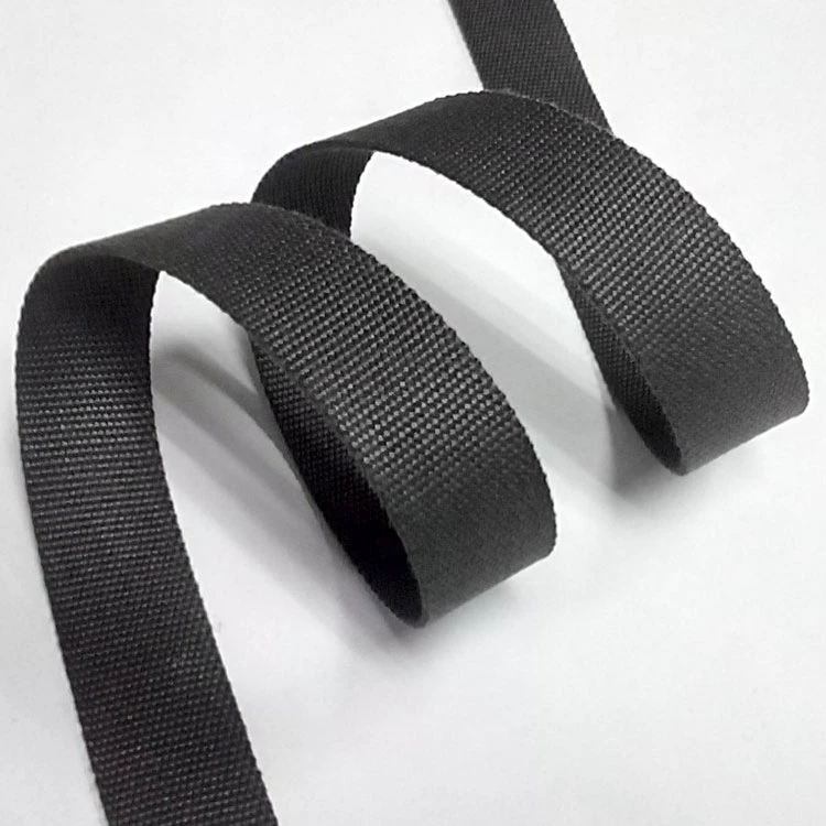 1 Inch White Grooved Cotton Webbing Tape