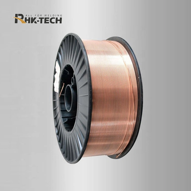 Rhk Hot Sale 0.6mm 0.8mm 1mm 1.2mm 1.6mm CO2 Welding MIG Wire Alloy Copper