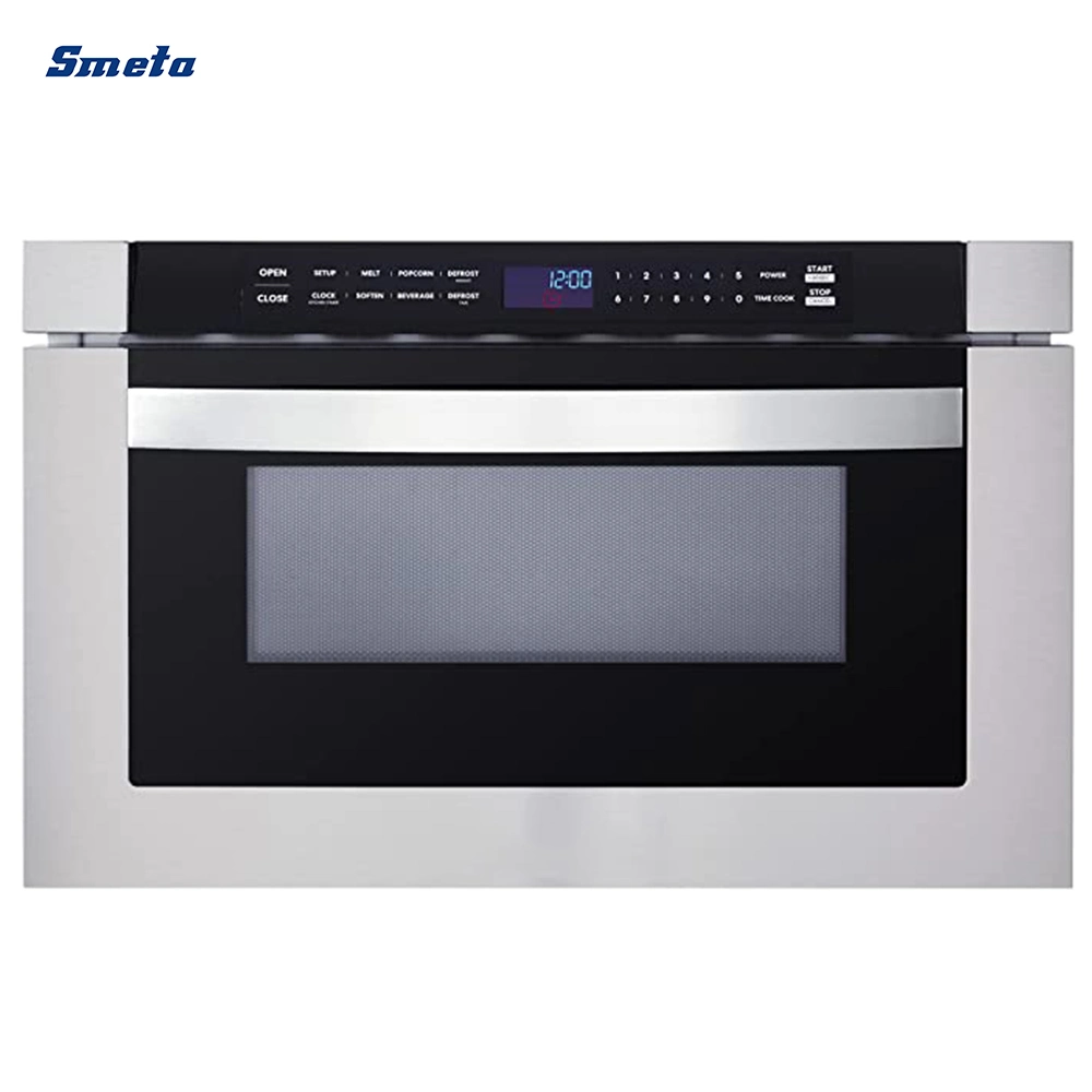 Smeta 120V 34L Fast Food Kitchen Cabinet Built in Microwave Oven