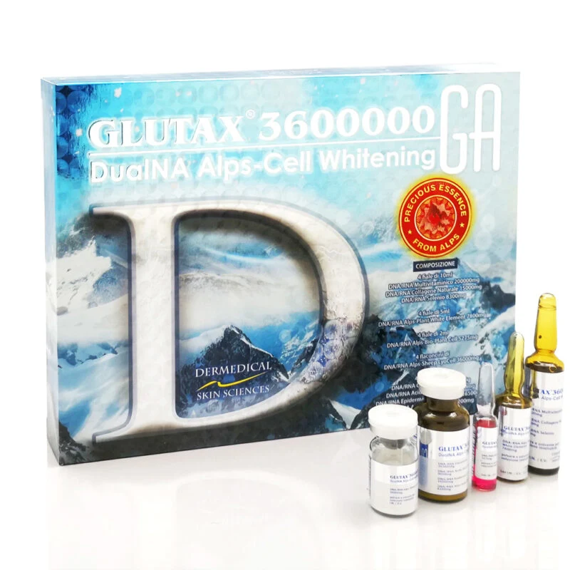 Глутукс 3600000ga Glutax 2000GS L-Glutathione Впрыск IV Im Skin Whitening Впрыск VC