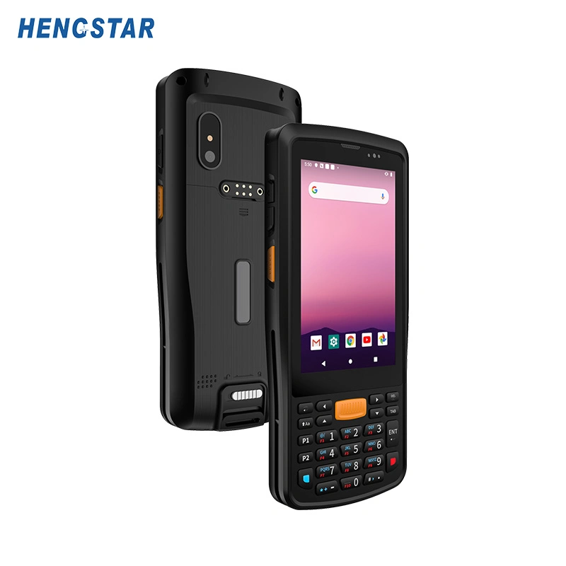 PDA portable 4G 4 pouces IP65 étanche industriel Android 9.0 PDA portable robuste 1d laser 2D code-barres