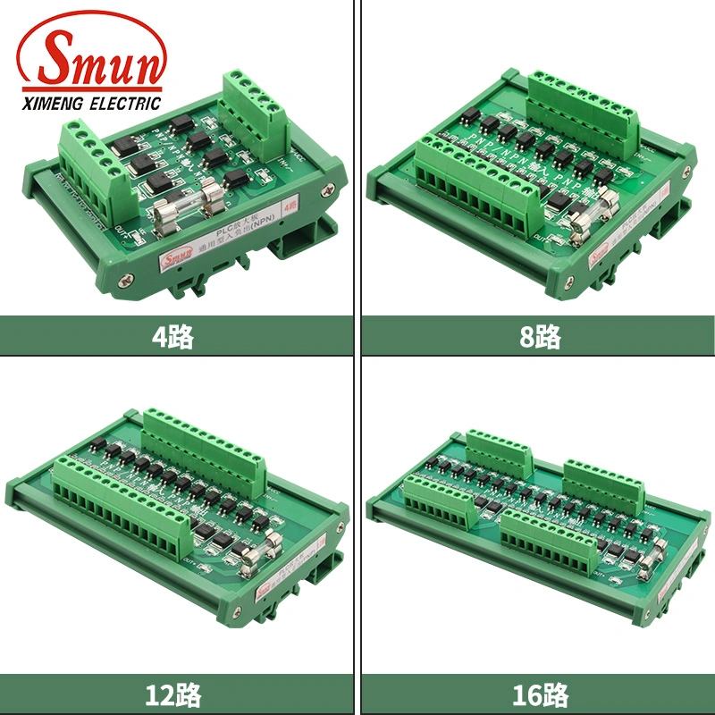 8 Canales de Entrada NPN/PNP NPN, sistema de control de la Junta amplificador PLC