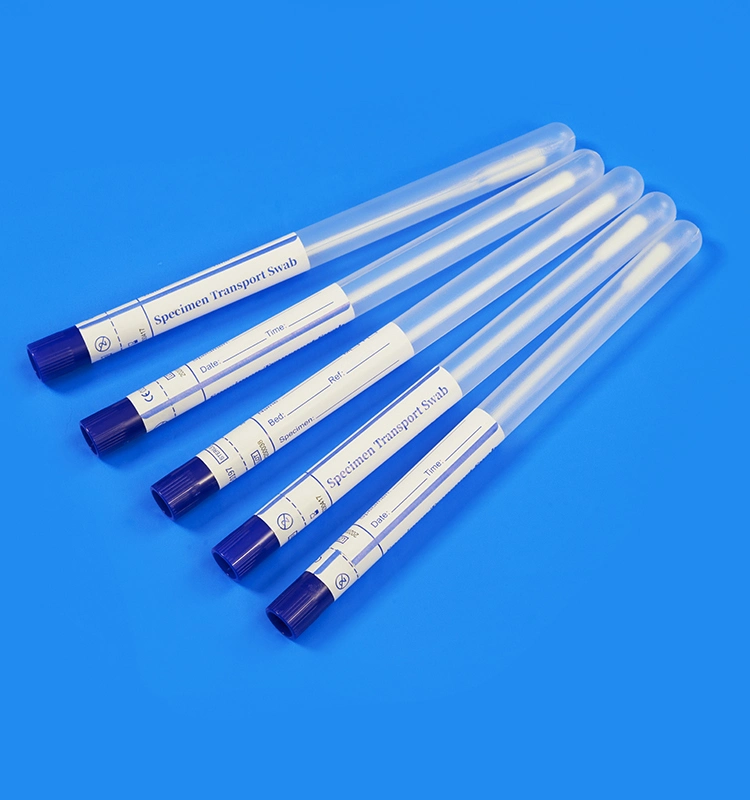 Medical Supplies Tube Pack Sample Collection Throat Oral Mouth Flocked Swab