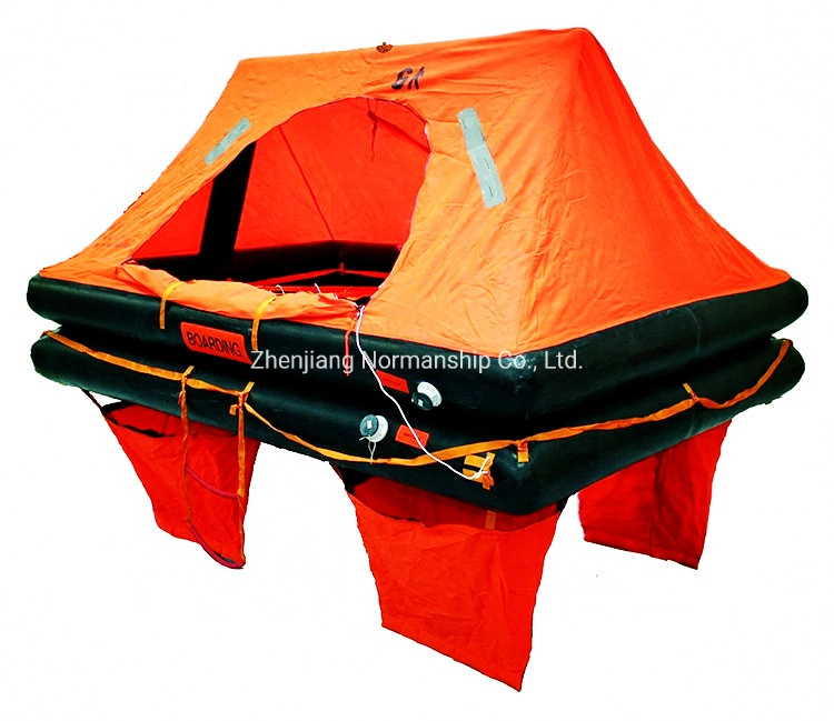 4 Person Drop Type y Tipo Inflatable Yacht Life Raft