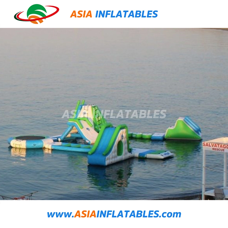 Comercial flotante Juegos de Agua El Parque de Atracciones inflables Juguetes